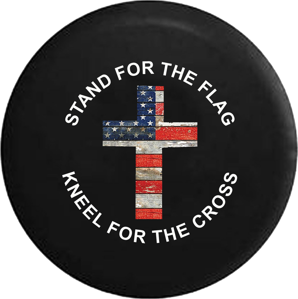 Stand for the Flag Kneel for the Cross Flag 