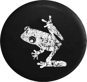 Distressed - Tree Frog BUGEYE Rainforest Endangered Island Sea TurtleJeep Camper Spare Tire Cover S272 35 inch