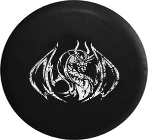 Distressed - Soaring Dragon Edition Unlimited Jeep Camper Spare Tire Cover S275 35 inch