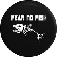Fear No Fish Bone RV Camper Spare Tire Cover - TireCoverPro 